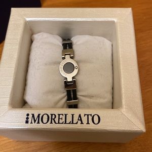 MORELLATO LEATHER/SILVER BRACELET